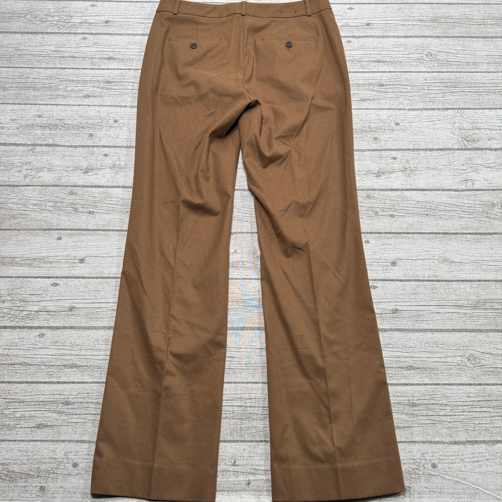 Banana Republic Dress Pants Women's 8 Brown Logan Straight Leg Workwear Trousers - Picture 2 of 8